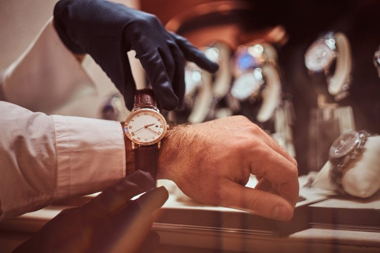 second-hand watch