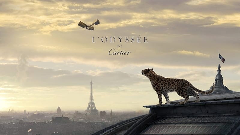 poster de montres cartier