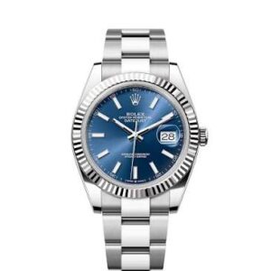 Rolex Watches For Men – Rolex Datejust 41 Blue Dial Stainless Steel Watch