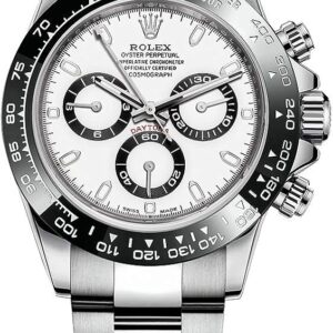 Rolex Daytona White Dial Chronograph Watch