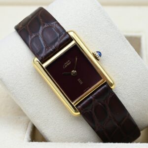 Cartier Tank Vermeil Year 1990s (Box)