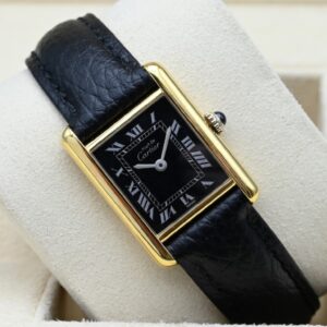 Cartier Tank Vermeil Year 1990s (Box)