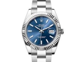 Rolex Datejust 41 Blue Dial Stainless Steel Watch